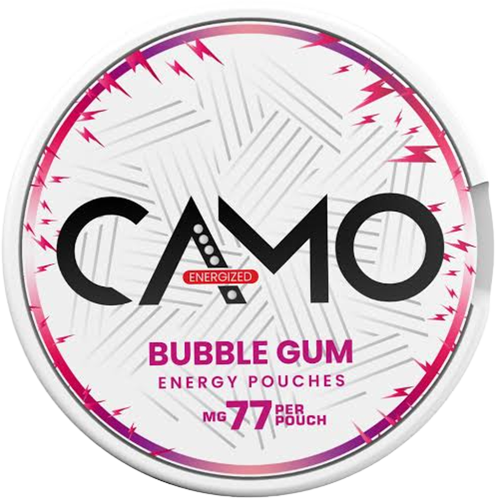 CAMO Energized – Bubble Gum 77 mg Nicotine-Free