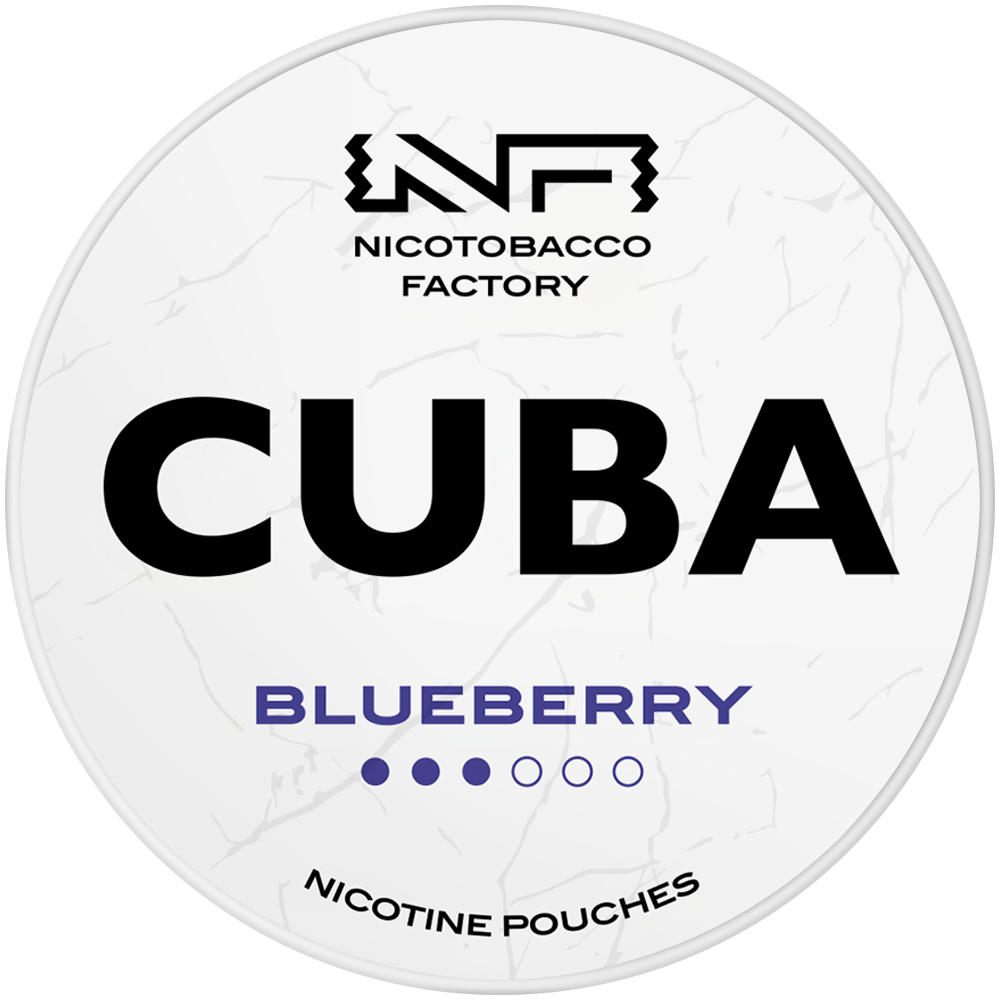 CUBA White – Blueberry 16 mg