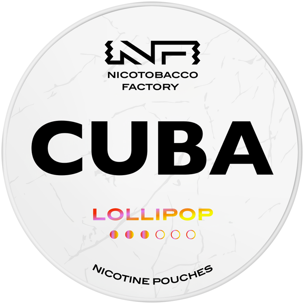 CUBA White – Lollipop 16 mg