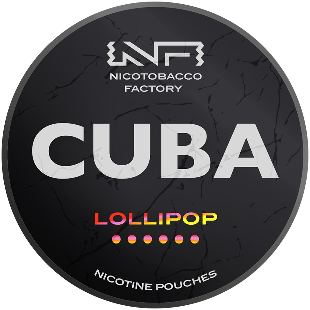 CUBA Black – Lollipop 66 mg